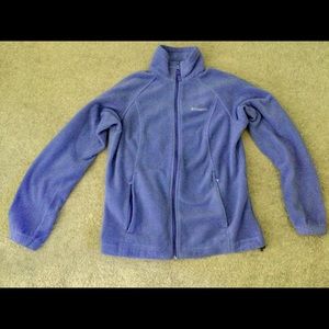 Women’s purple Columbia fleece